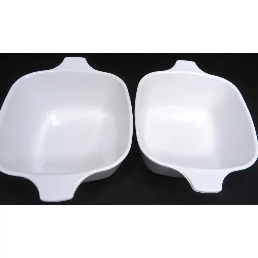 Vtg (2) CORNINGWARE Shadow Iris 3 Cup-Petite Pans P-13-B Rare